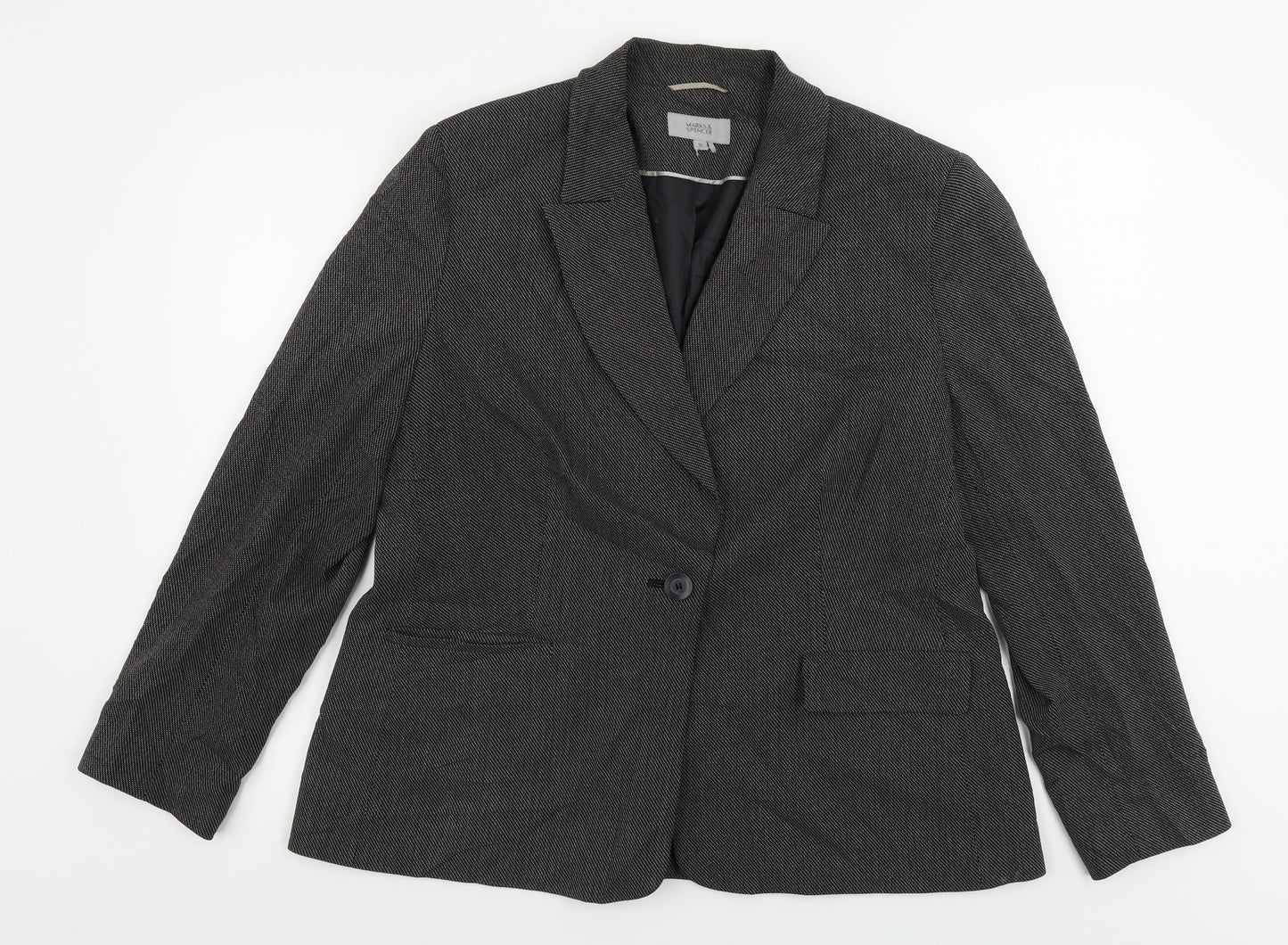 Marks and Spencer  Womens Grey   Jacket Blazer Size 18