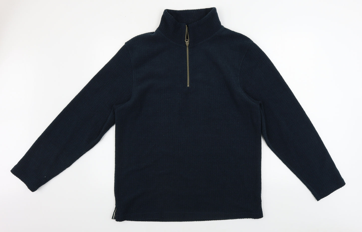 Crane Mens Green   Henley Jumper Size M
