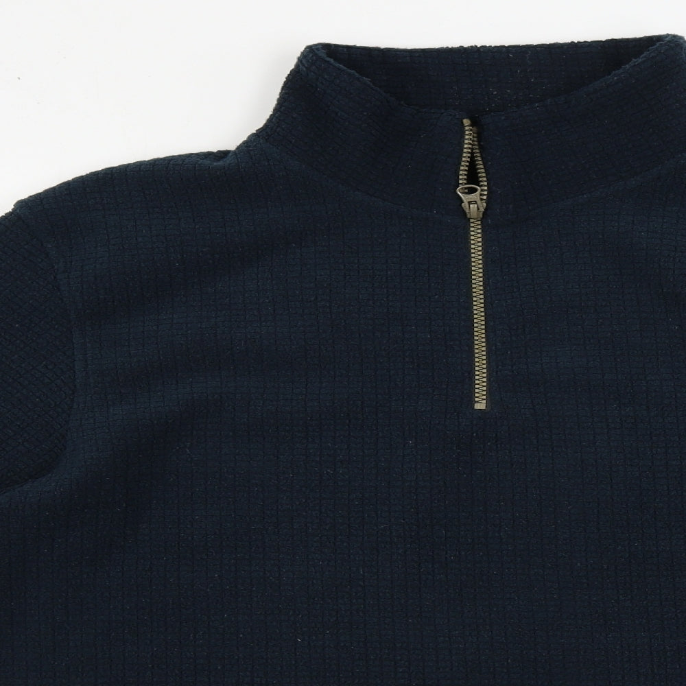 Crane Mens Green   Henley Jumper Size M