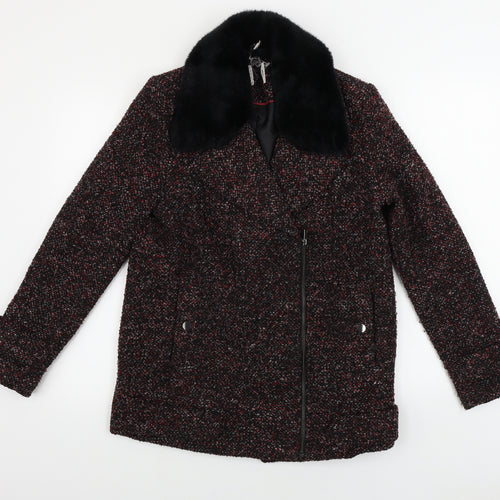 TU Womens Red   Jacket Coat Size 10