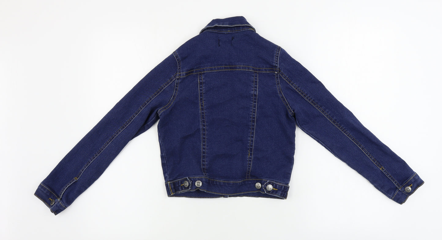 Tractor Girls Blue   Jacket Coat Size 10 Years