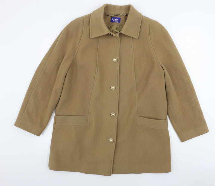 Kesta Womens Brown Jacket Coat Size 14
