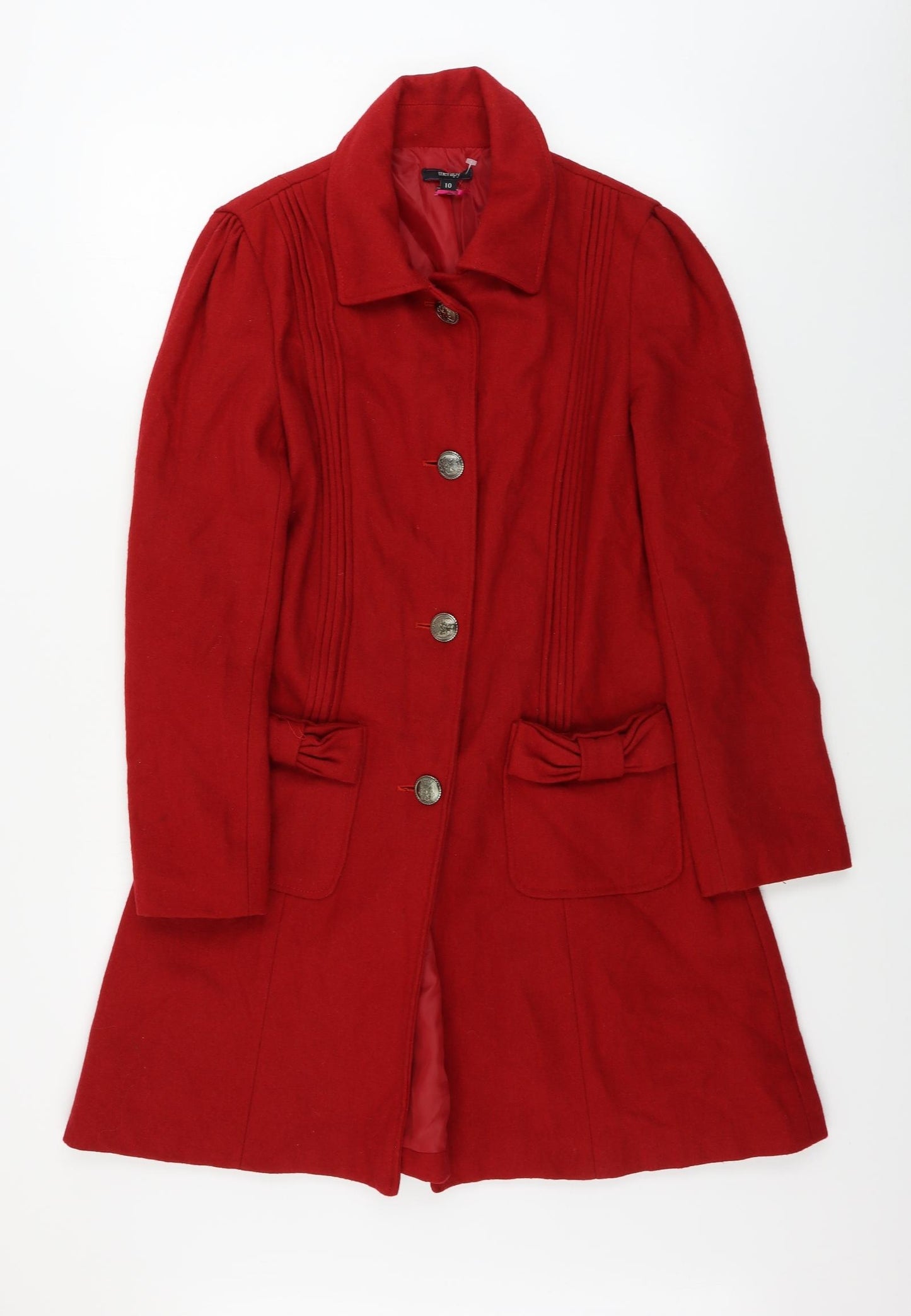 Therapy Womens Red   Jacket Coat Size 10