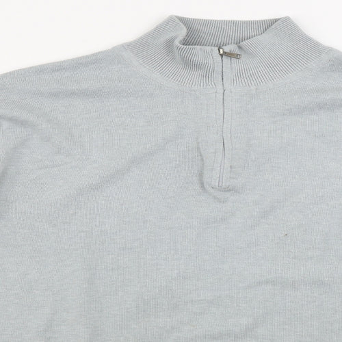 palm grave Womens Grey   Henley Jumper Size L