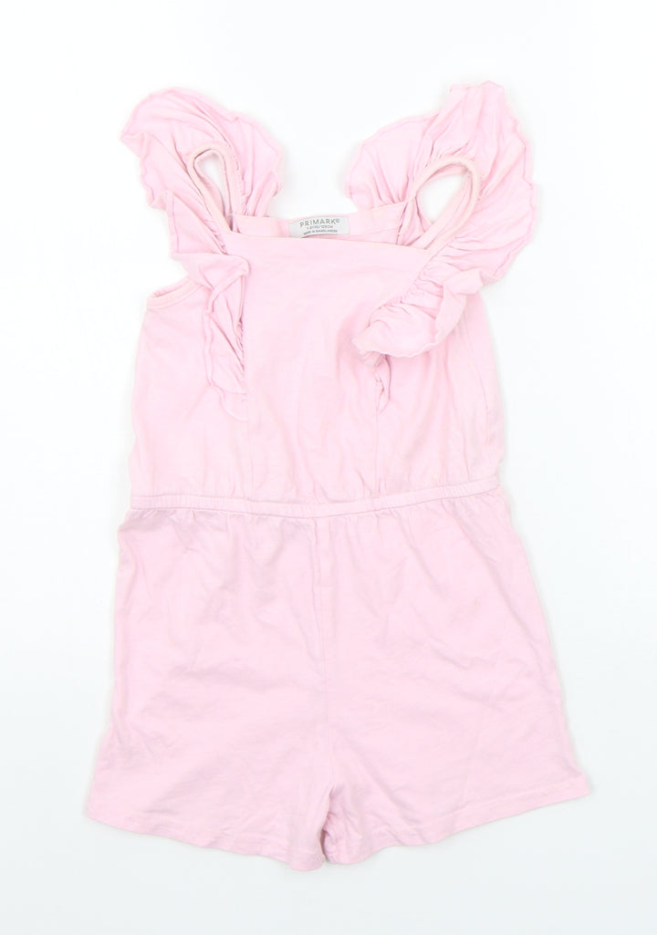 Primark Girls Pink Jumpsuit One-Piece Size 7-8 Years