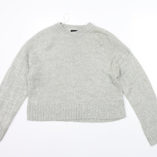 New Look Womens Grey   Pullover Jumper Size M