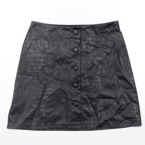 Primark Womens Black   A-Line Skirt Size 10
