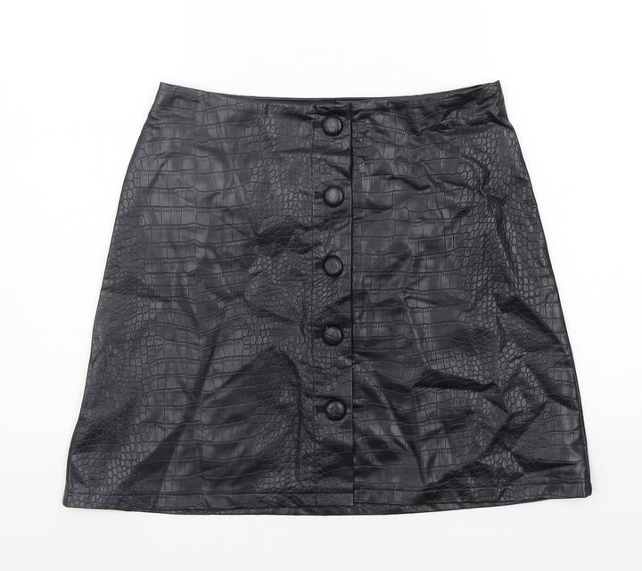 Primark Womens Black A-Line Skirt Size 10
