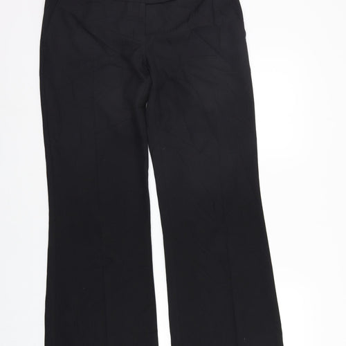 F&F Womens Black   Trousers  Size 10 L29 in