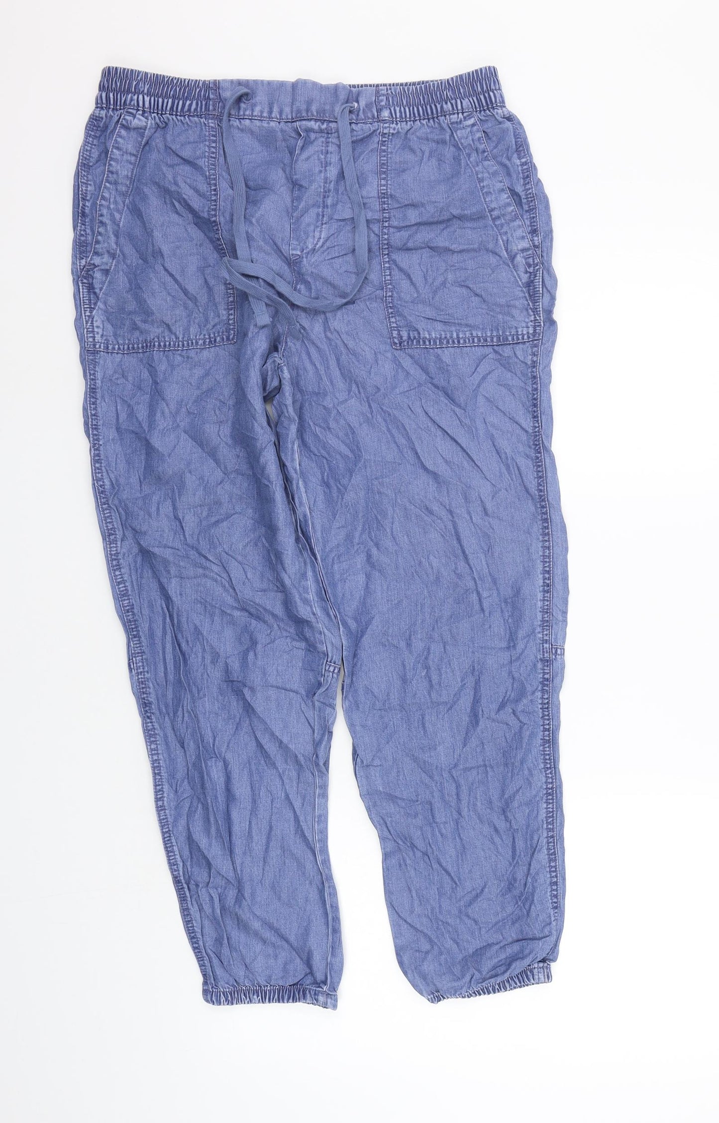 Gap Womens Blue   Trousers  Size M L26 in - Elasticated Waist