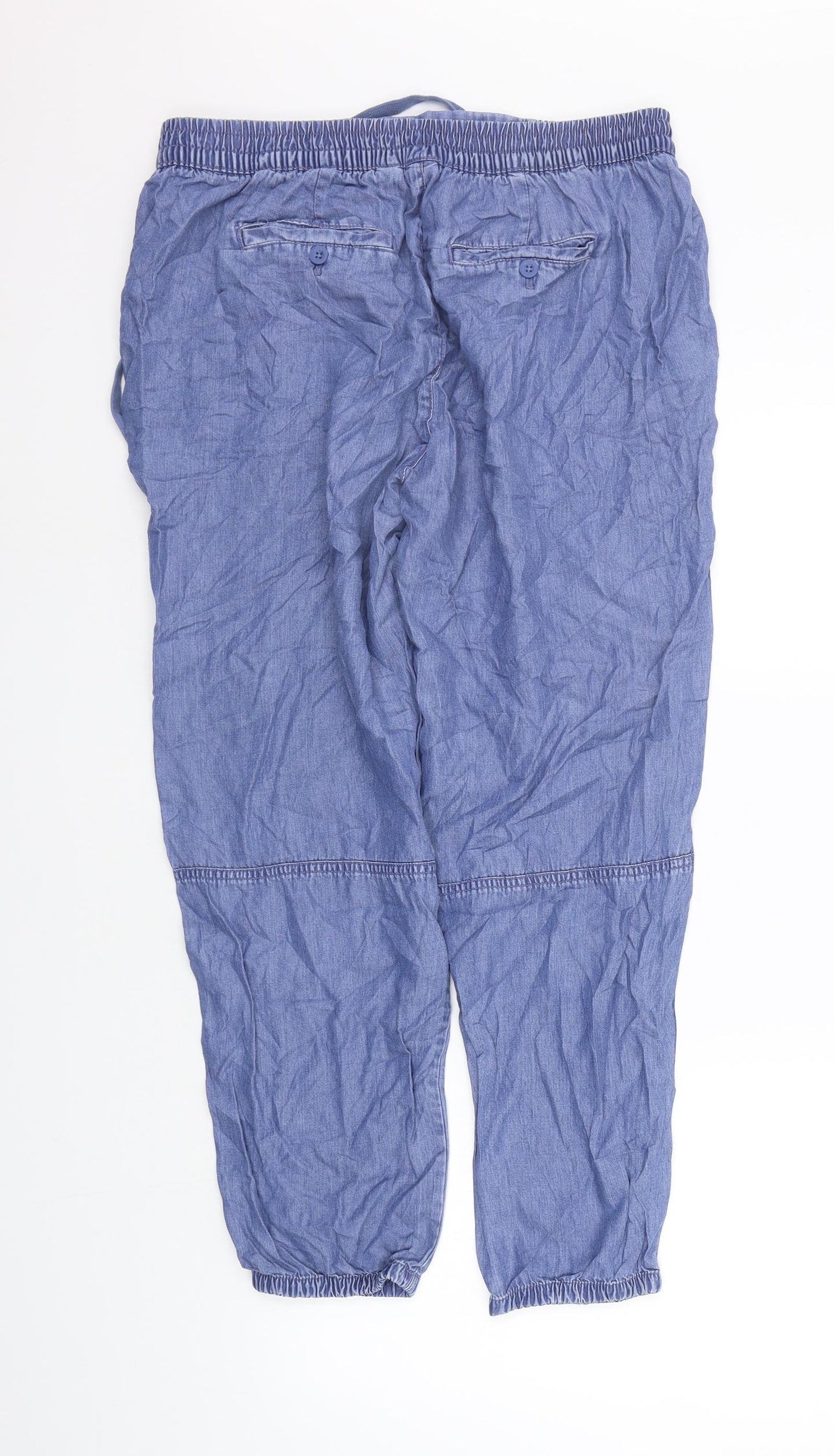 Gap Womens Blue   Trousers  Size M L26 in - Elasticated Waist