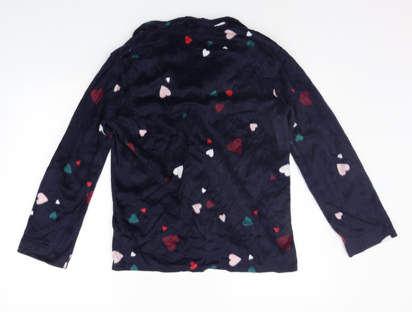 Marks and Spencer Womens Blue Geometric  Top Pyjama Top Size M