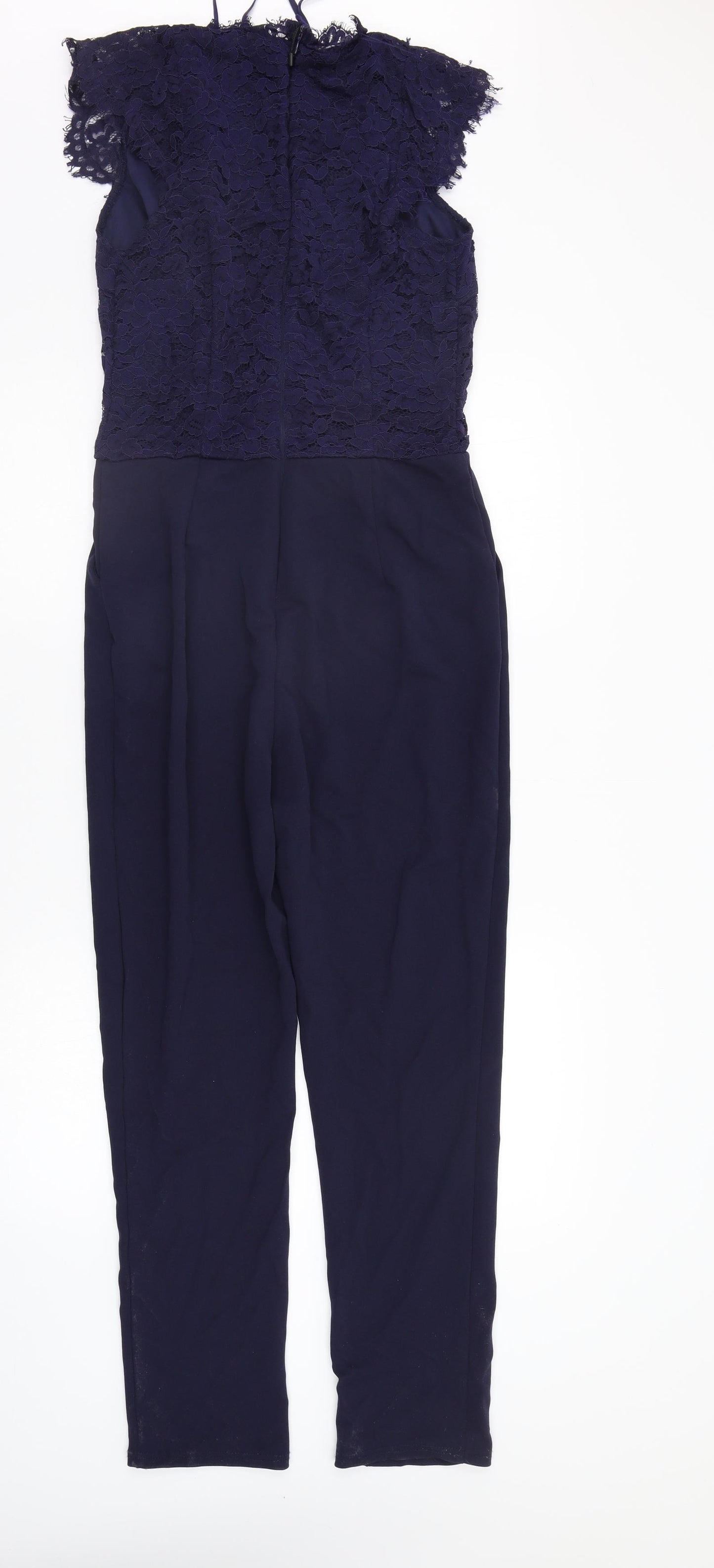 ax Womens Blue   Jumpsuit One-Piece Size 8