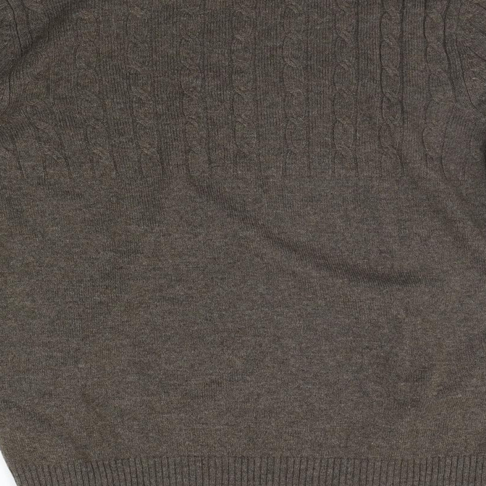 Marks and Spencer Mens Grey   Pullover Hoodie Size 2XL