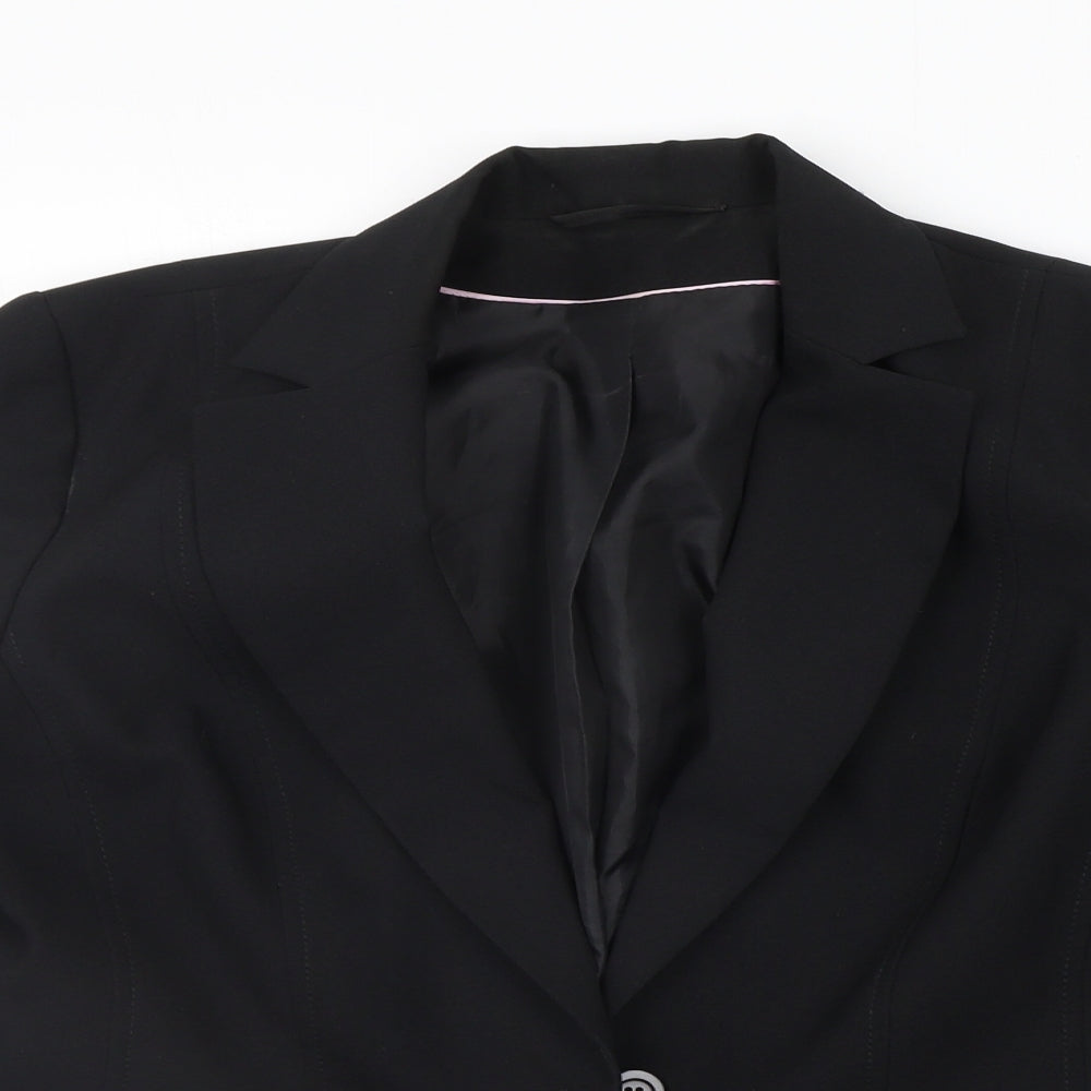 Dorothy Perkins Womens Black   Jacket Suit Jacket Size 14
