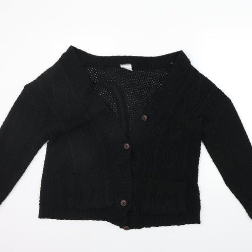 Infiniti Womens Black   Cardigan Jumper Size 2XL
