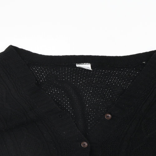 Infiniti Womens Black   Cardigan Jumper Size 2XL