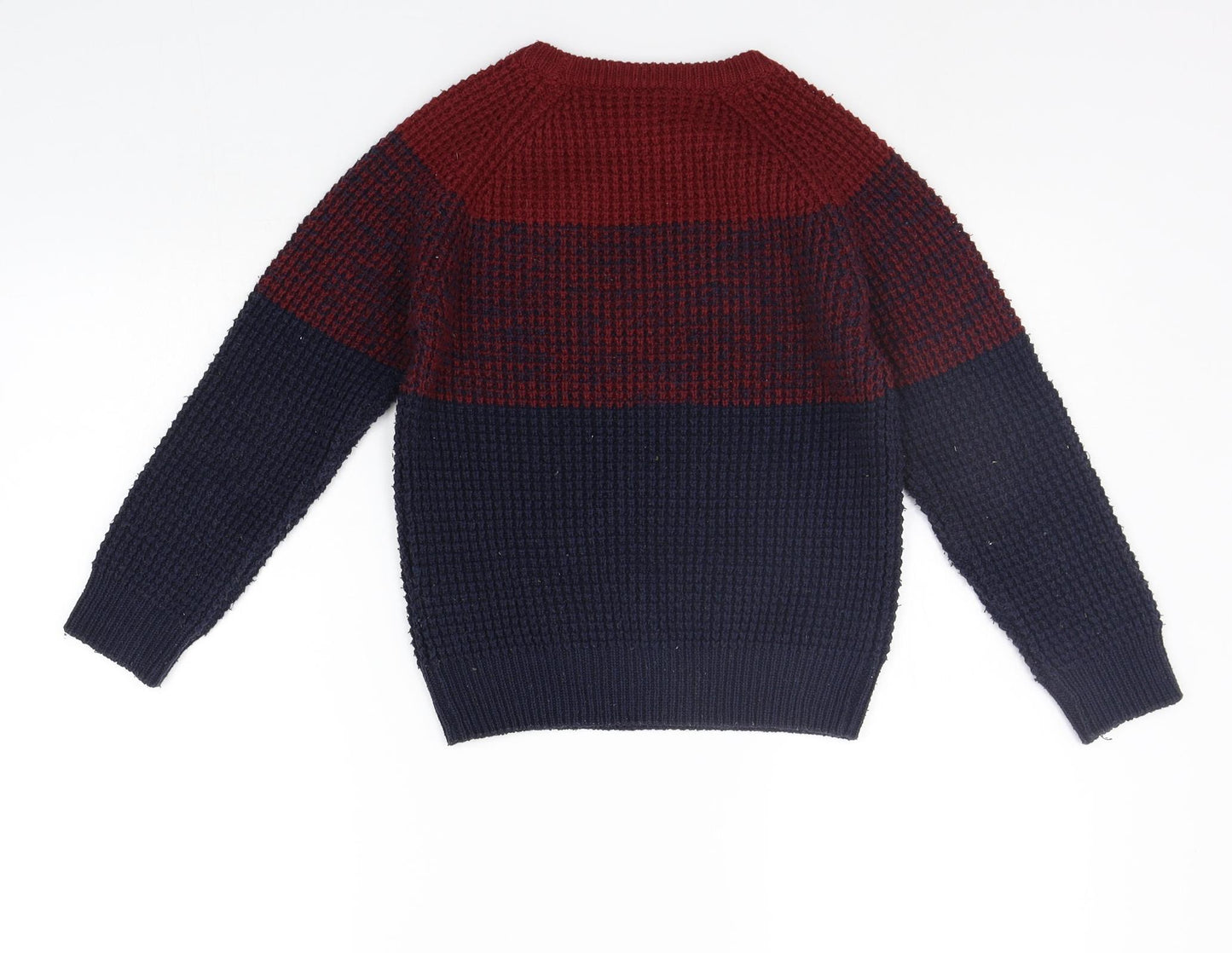 F&F Boys Red   Pullover Jumper Size 6-7 Years
