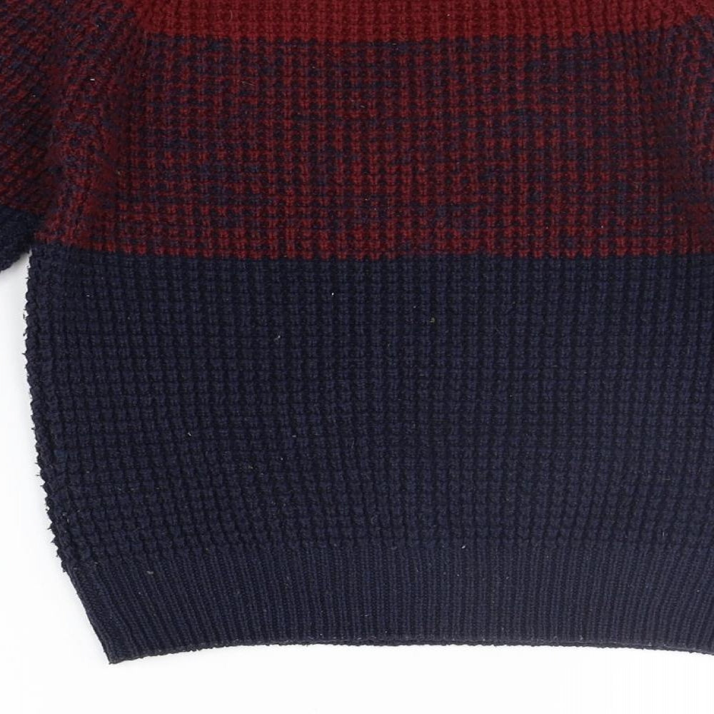 F&F Boys Red   Pullover Jumper Size 6-7 Years