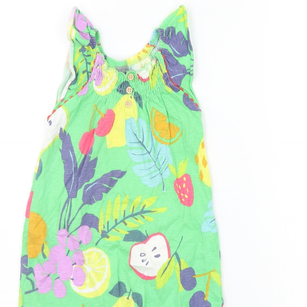 NEXT Boys Green Gingham  Babygrow One-Piece Size 12-18 Months