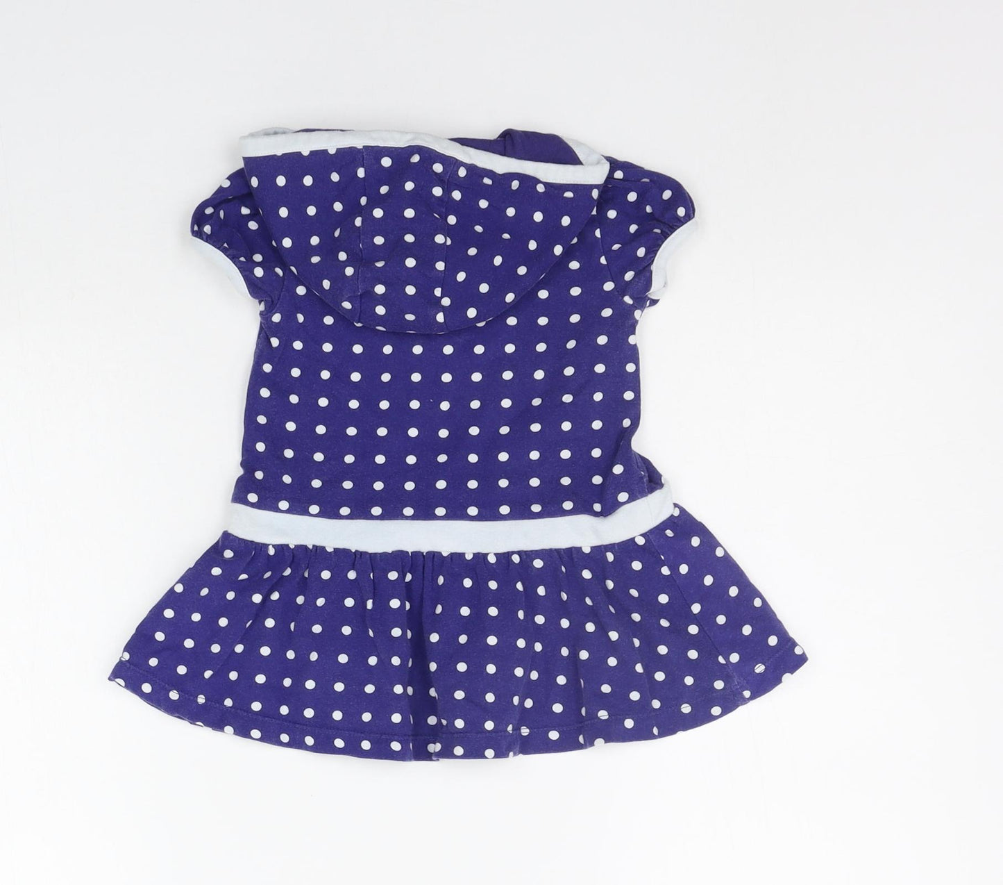 TU Girls Blue Geometric  A-Line  Size 9-12 Months