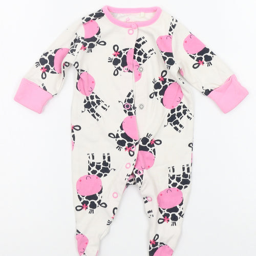 NEXT Baby White Geometric  Babygrow One-Piece Size Newborn