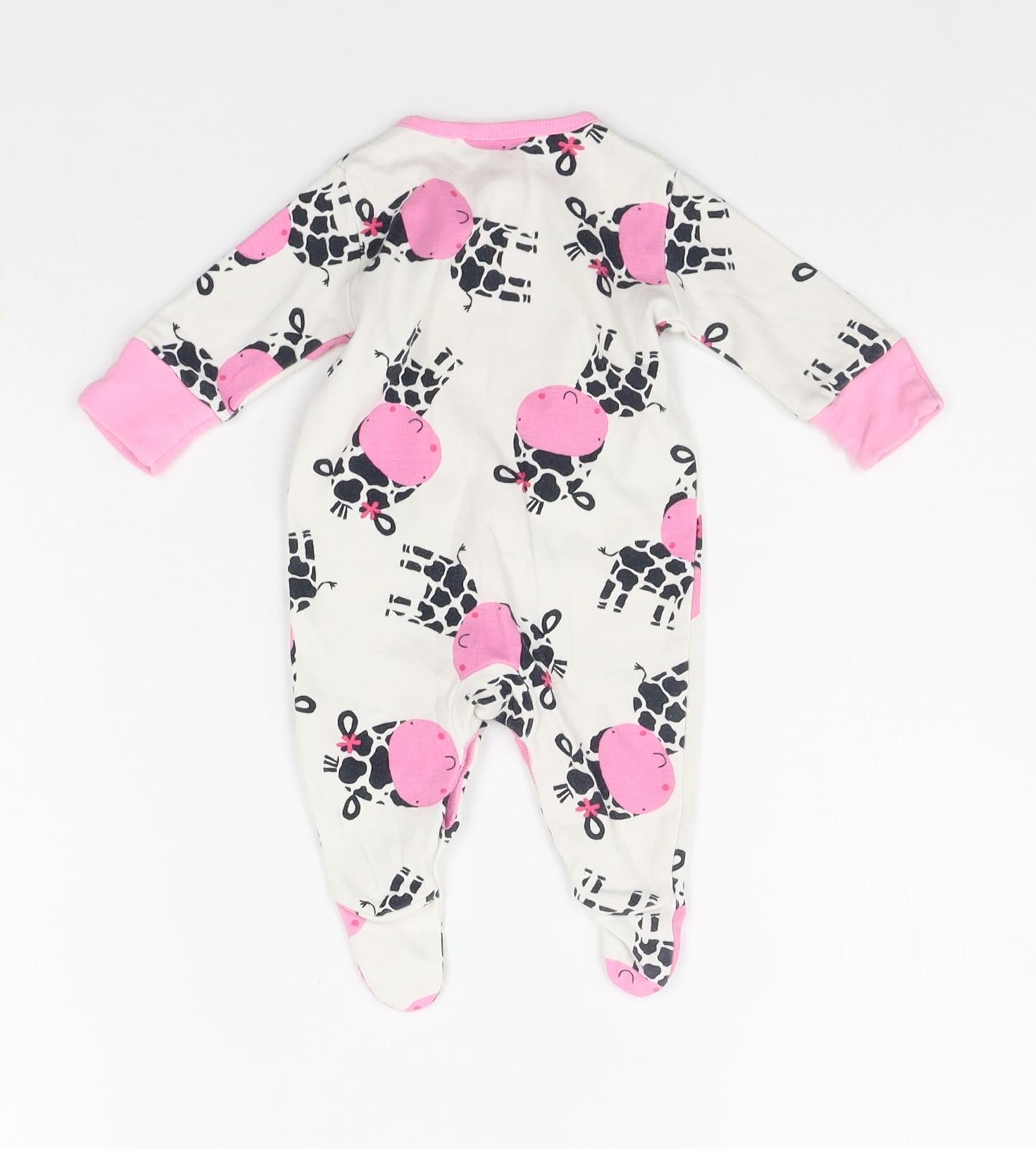 NEXT Baby White Geometric  Babygrow One-Piece Size Newborn