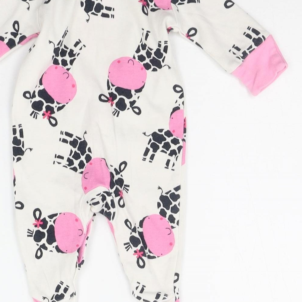 NEXT Baby White Geometric  Babygrow One-Piece Size Newborn