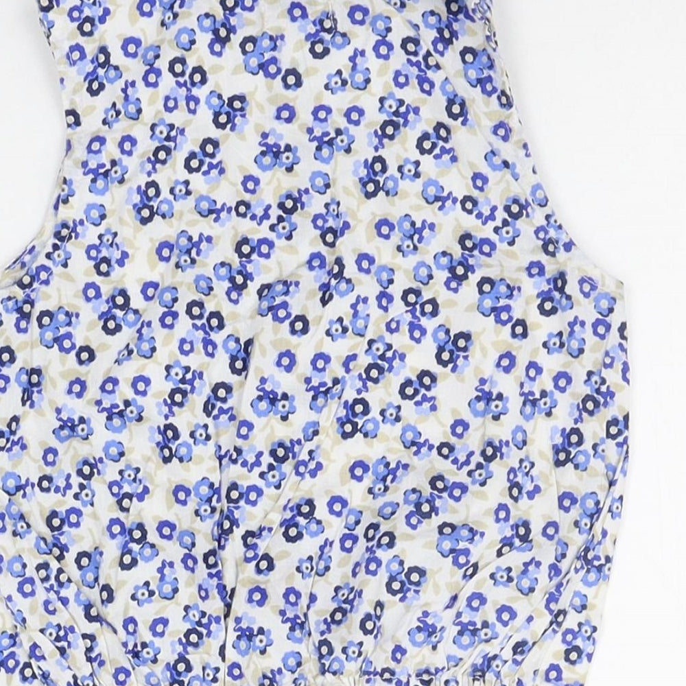 Old Navy Girls White Geometric  Basic Tank Size 2 Years