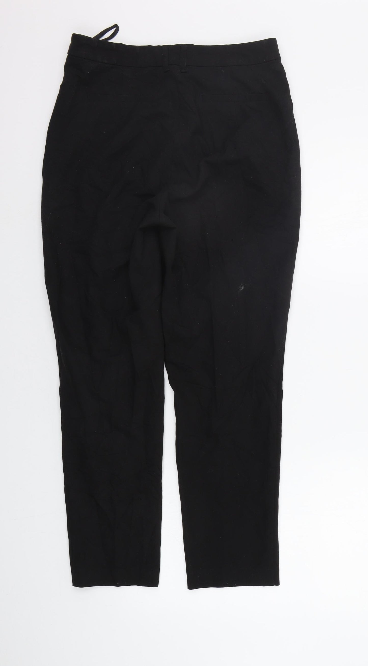 Topshop Womens Black   Trousers  Size 10 L25 in