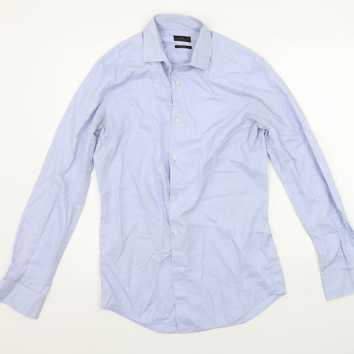 NEXT Mens Blue    Button-Up Size 15