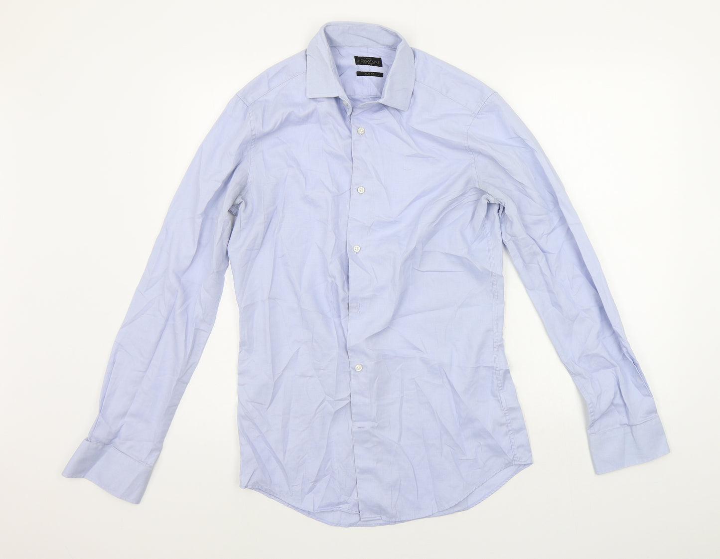 NEXT Mens Blue    Button-Up Size 15