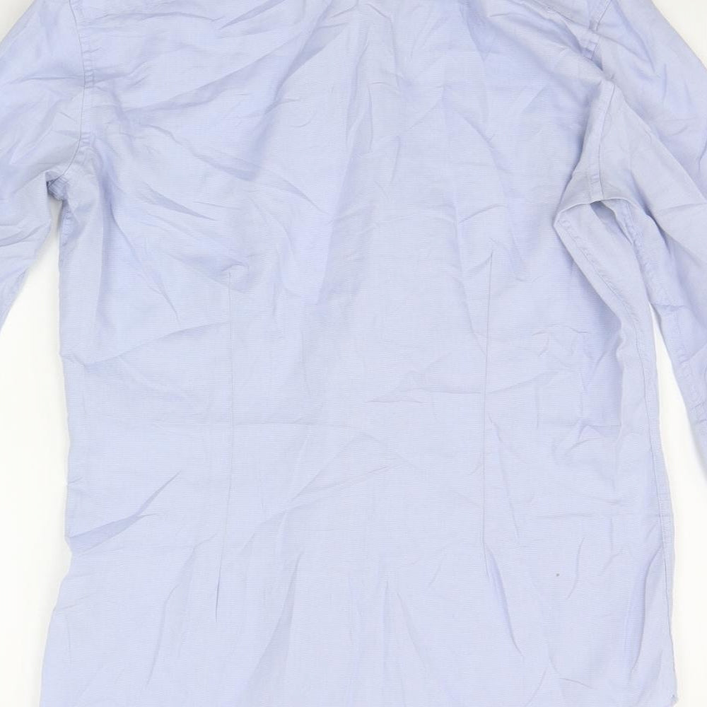 NEXT Mens Blue    Button-Up Size 15