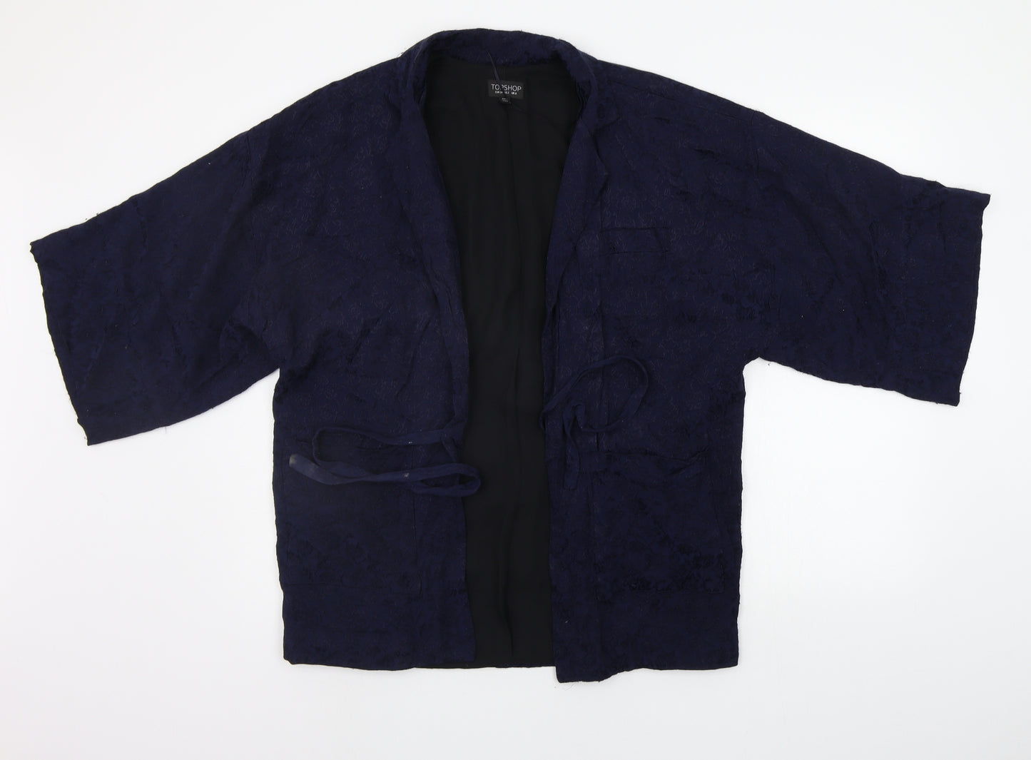 Topshop Womens Blue   Cardigan Jumper Size 6