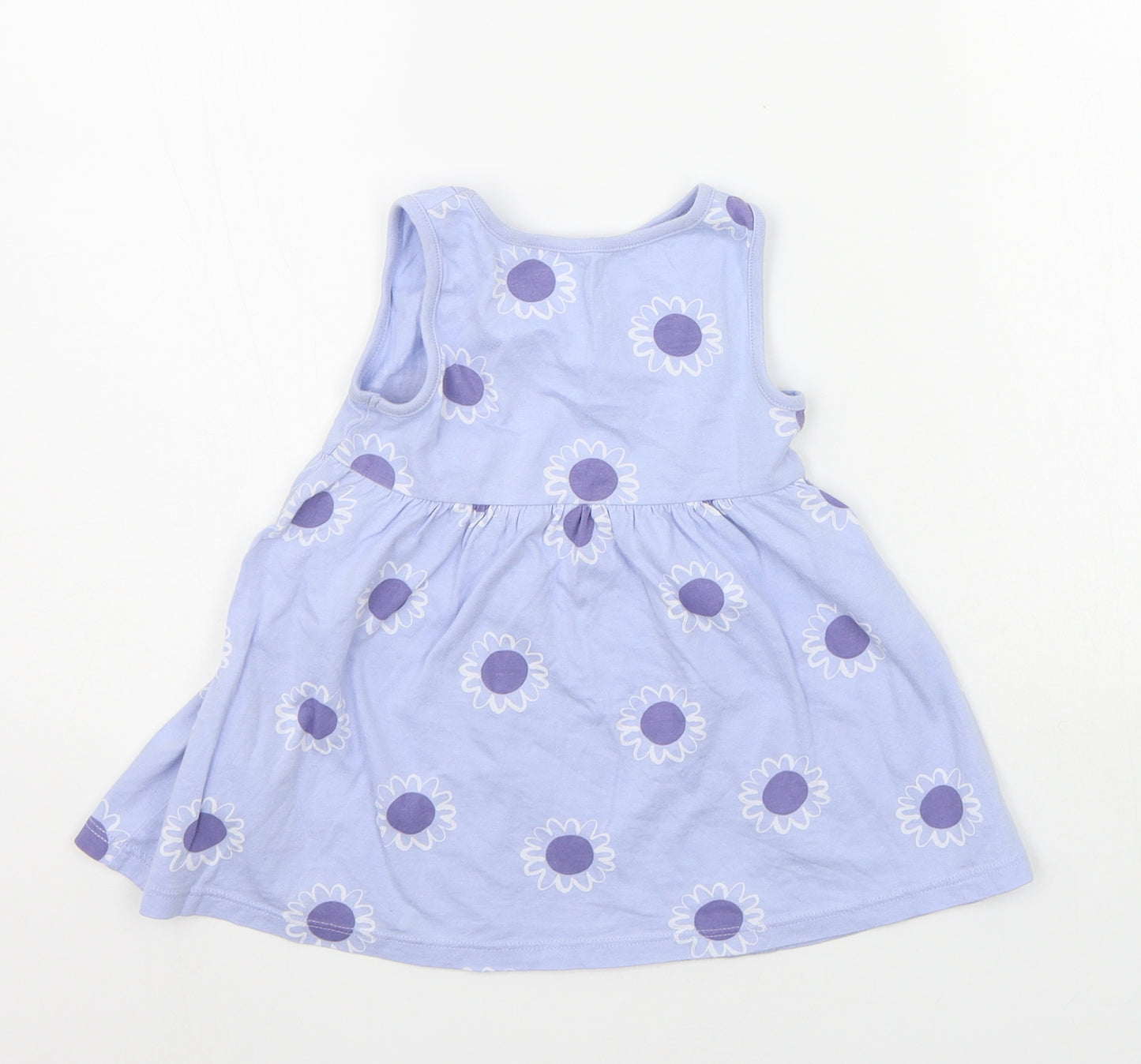 F&F Baby Blue Floral  A-Line  Size 12-18 Months