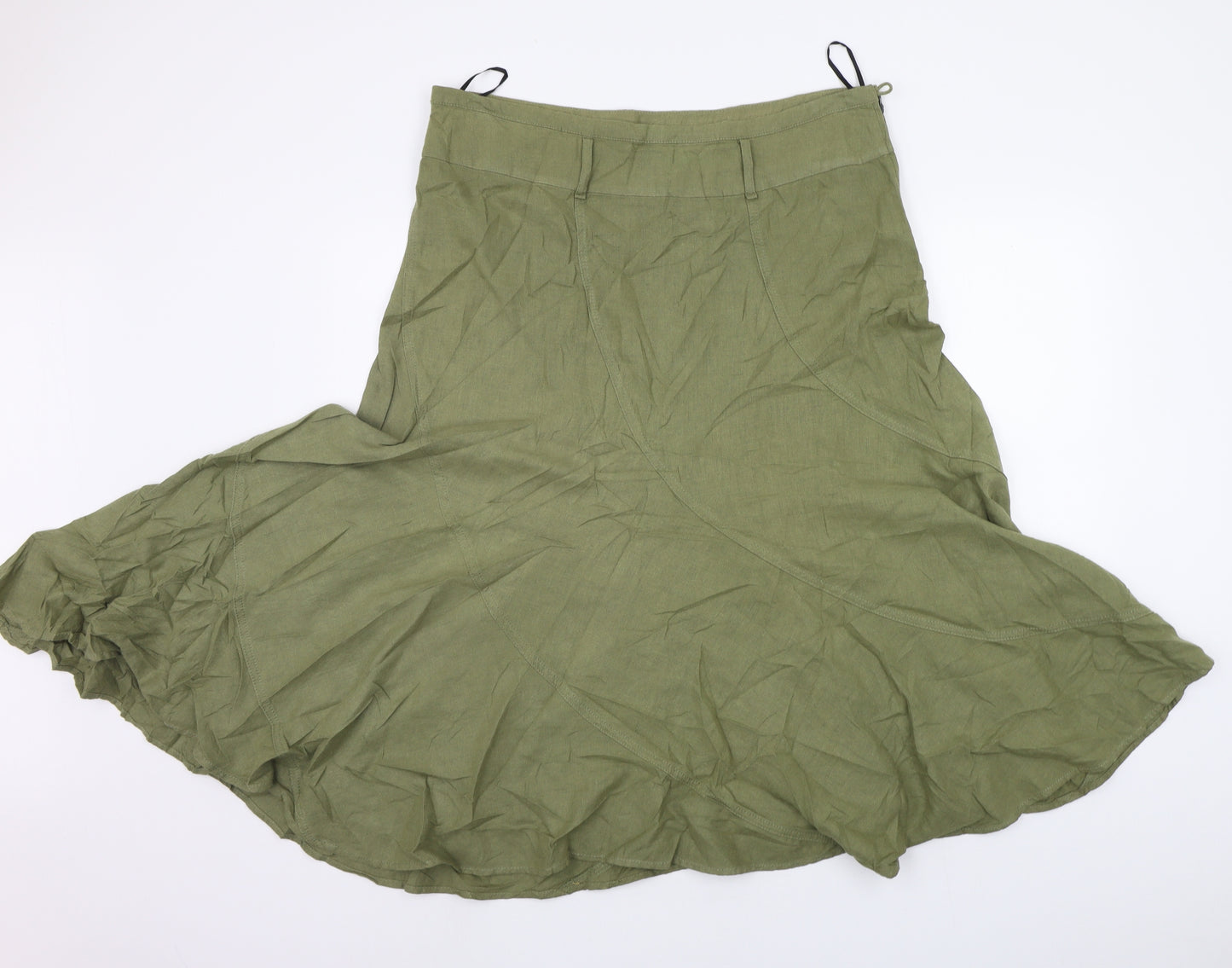 NEXT Womens Gold   A-Line Skirt Size 16