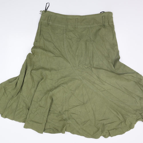 NEXT Womens Gold   A-Line Skirt Size 16