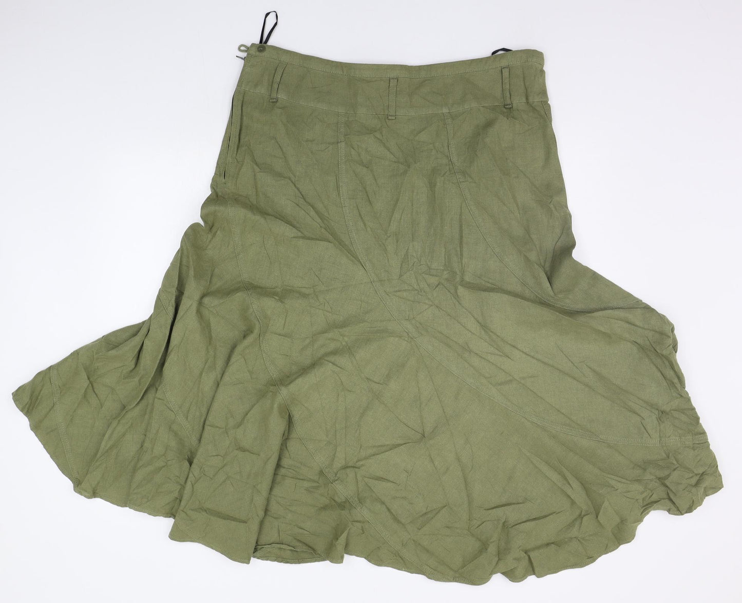 NEXT Womens Gold   A-Line Skirt Size 16