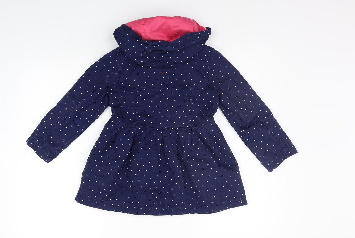 Nutmeg Boys Blue Polka Dot  Jacket Coat Size 5-6 Years