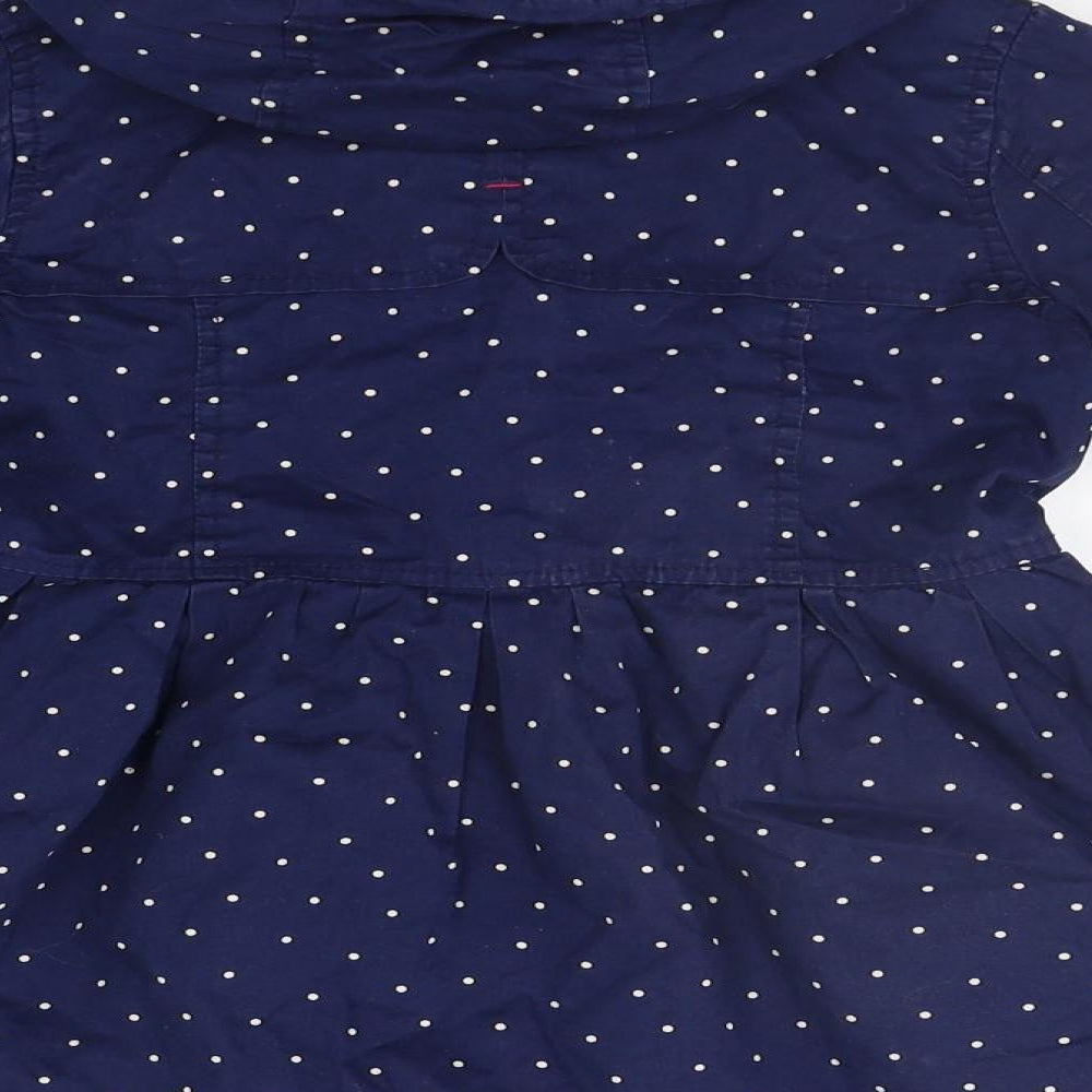 Nutmeg Boys Blue Polka Dot  Jacket Coat Size 5-6 Years