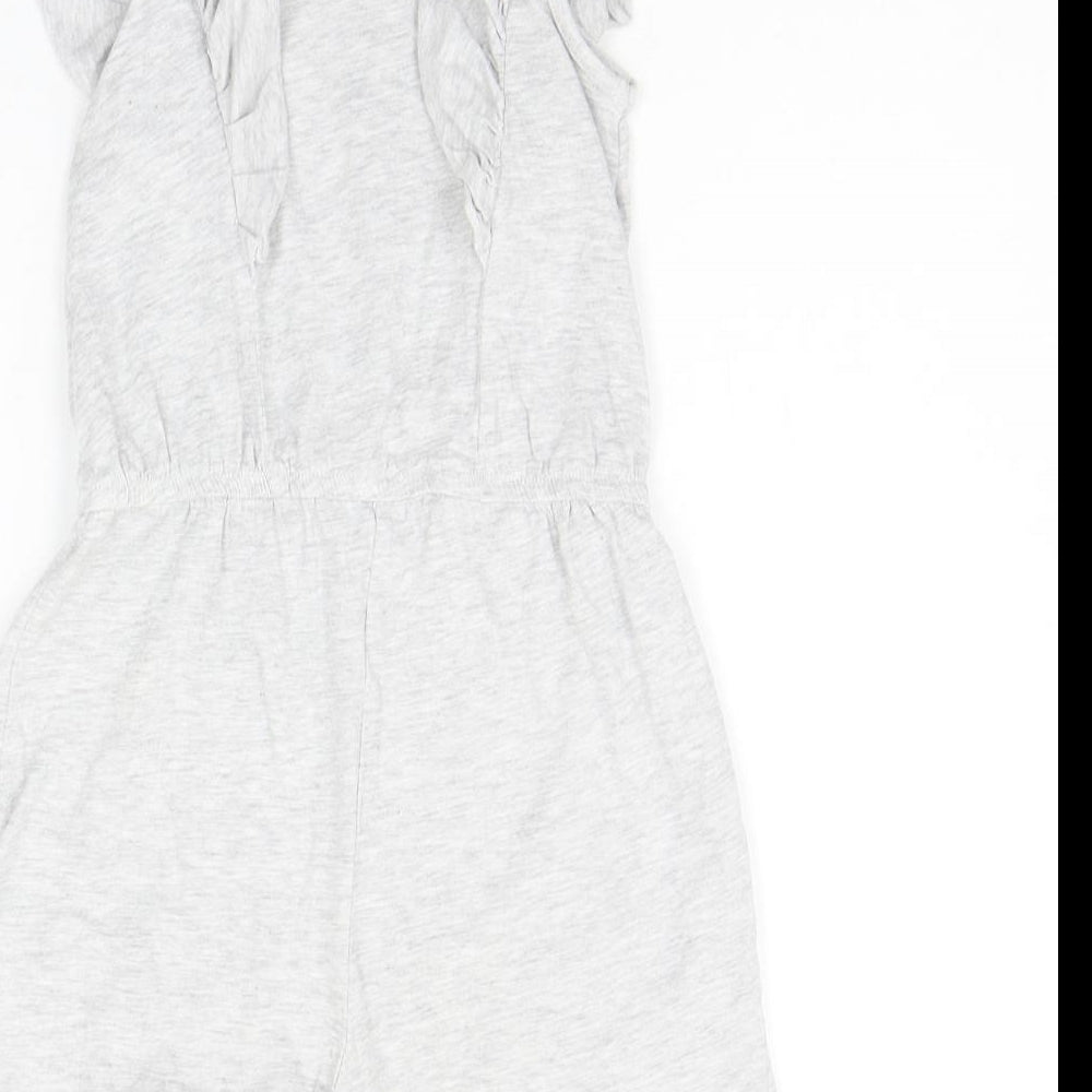 Primark Girls Grey   Playsuit One-Piece Size 7-8 Years