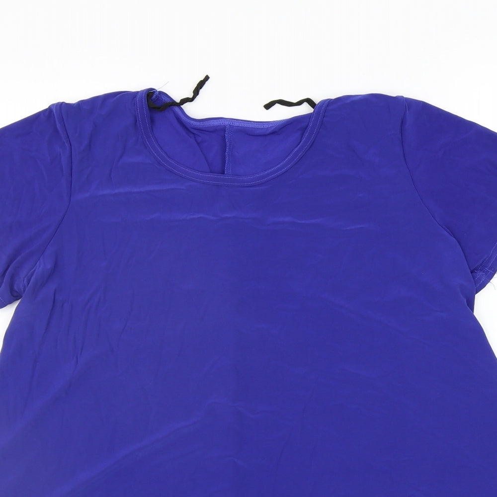 Preworn Womens Blue   Basic T-Shirt Size M
