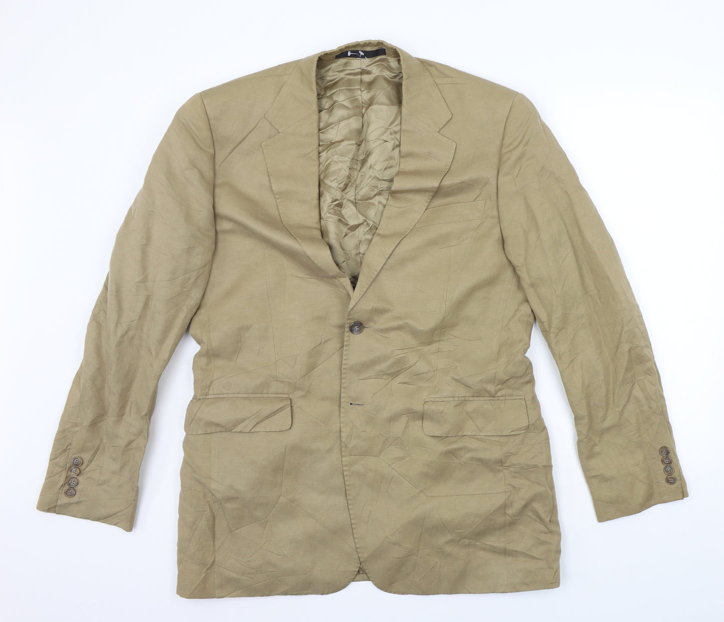 Marks and Spencer Mens Beige   Jacket Suit Jacket Size S