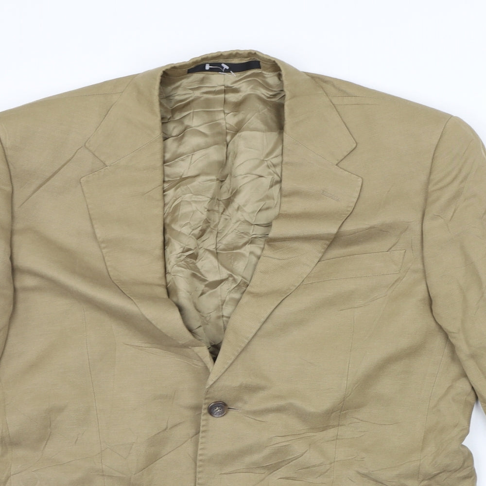 Marks and Spencer Mens Beige   Jacket Suit Jacket Size S