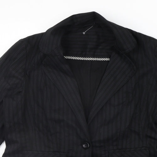 BAY Womens Black   Jacket Blazer Size 12