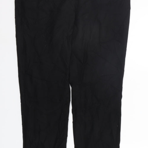 Dalia Womens Black   Trousers  Size 14 L24 in