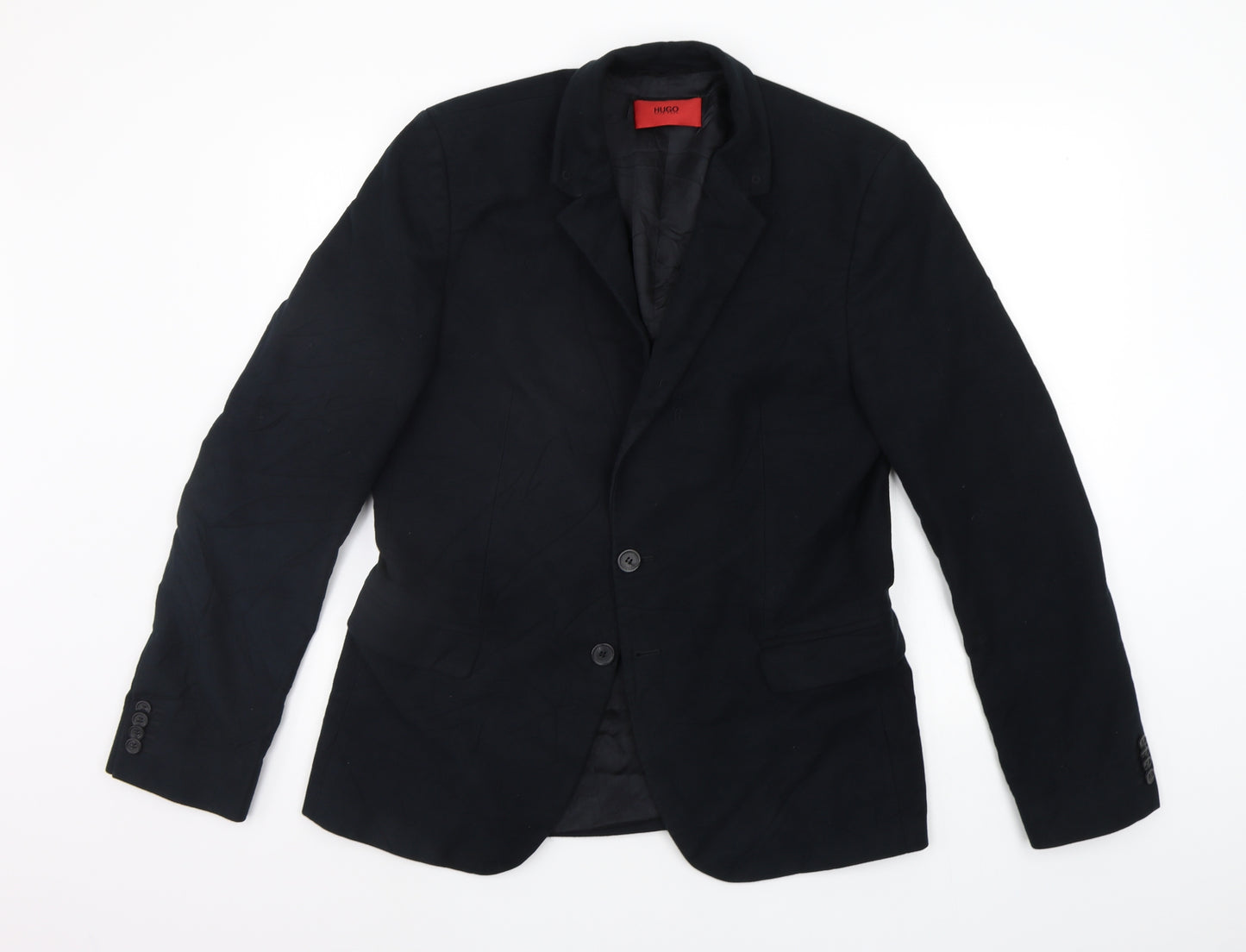 HUGO BOSS Mens Black   Jacket Suit Jacket Size L