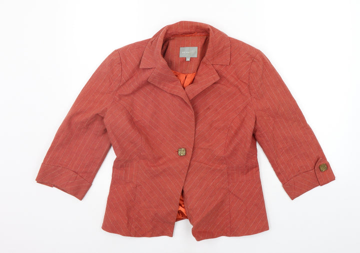 Per Una Womens Orange Jacket Suit Jacket Size 10