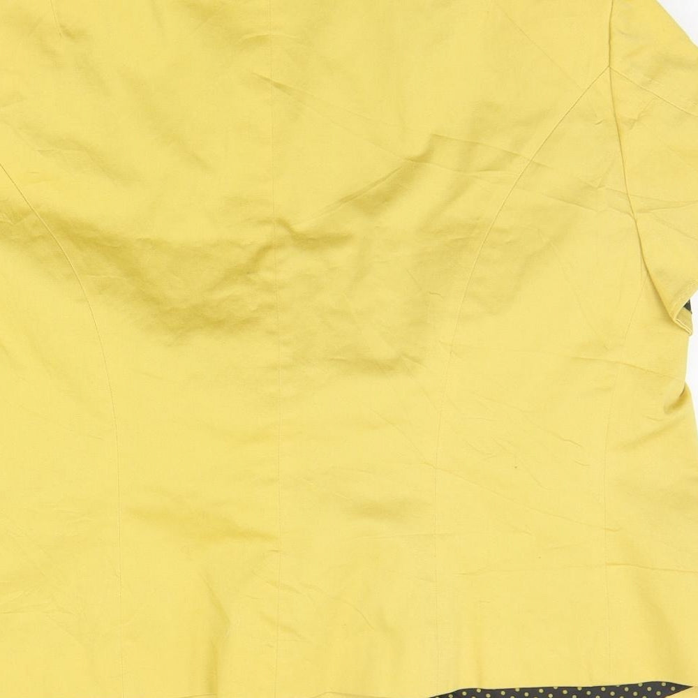Marks and Spencer Womens Yellow   Jacket Blazer Size 12