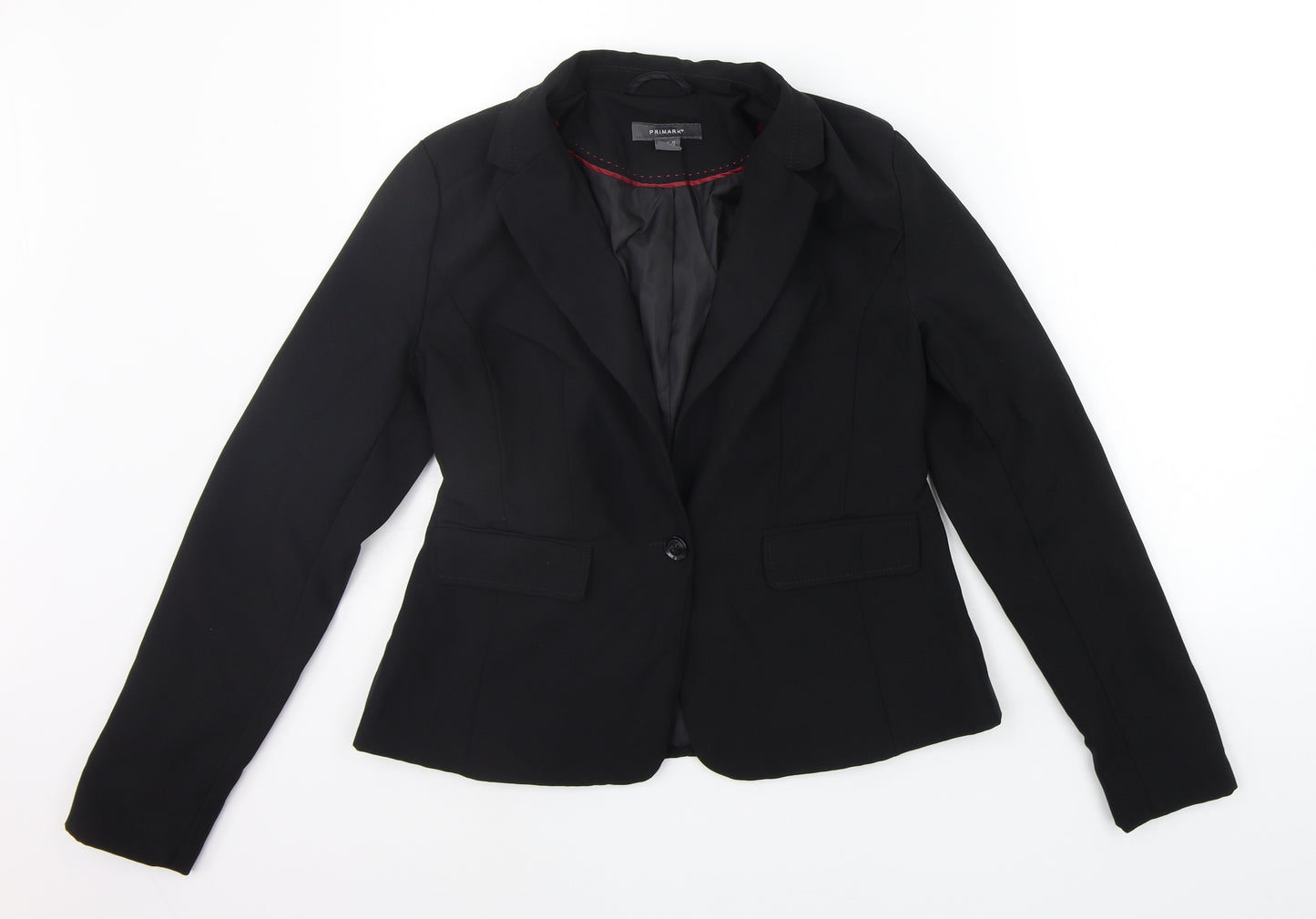 Primark Womens Black   Jacket Suit Jacket Size 12